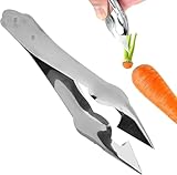 Erdbeerhüller Set, 2 Stück Edelstahl Obstentferner, Stielentferner für...