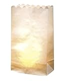 folia 11924 - Lichtertüten aus schwer entflammbarem Papier, 10 Stück, 5x...