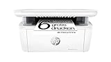 HP LaserJet MFP M140we Laserdrucker, Monolaser 3-in1, 6 Monate gratis drucken...