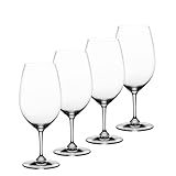 Nachtmann 4-teiliges Bordeauxglas Set, Kristallglas, 610 ml, ViVino, 103738