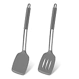 Pfannenwender, Joyfair 2 Stück Silikon Küchenhelfer Spatel Set, Pfannenwender...