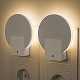 Lyridz Nachtlicht Steckdose mit Dämmerungssensor - Hinterleuchtete Led...