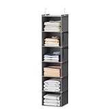 YOUDENOVA Hängeregal Schrankorganizer Stabiler 6 Fächern Kleiderschrank...
