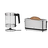 WMF Küchenminis Glas-Wasserkocher 1,0l, 1900 Watt, kabellos, Wasserstandanzeige...