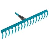 Gardena combisystem-Rechen: Breite Harke mit 16 Zinken, ideales Gartenzubehör...