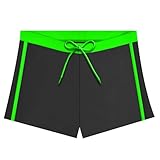 AYESY Badehose Jungen，Badeshorts Kinder mit Gefüttert Elastischer Bund...