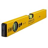 STABILA Wasserwaage Type 70, 40 cm, leichtes Alu-Profil, 1 Horizontal-Libelle, 1...