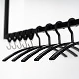 HOME DELUXE - Kleiderbügel Rack - 10er Set, Schwarz, 47 x 2 x 18 cm, Kunststoff...