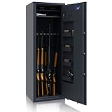 SafeHero Waffenschrank Klasse 1 EN 1143-1 Secureo Eagle 16 XL | Waffenschrank 1...