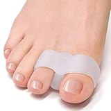 Welnove 12X Zehenspreizer, Bunion Korrektur, Gel Zehentrenner Bunion, geeignet...