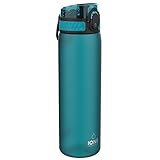 ion8 Trinkflasche, 500 ml, Auslaufsicher, Einhandöffnung, Sichere Verriegelung,...