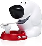 Scotch Tischabroller inkl. 1 Rolle Klebeband - Hunde Klebeband Abroller, auch...