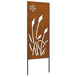 vidaXL Gartenpartition Sichtschutz Trennwand für draußen, dekorative Barriere,...