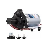 GEARMONSTER Wasserpumpe DC 12V 3,1 bar 45 PSI Selbstansaugende Druckpumpe...