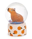 NICI Schüttelkugel Capybara Happybara braun - Schneekugel, Glimmerkugel- Tolle...