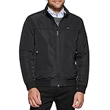 Tommy Hilfiger Herren Performance Faux Memory Bomber Jacket Bomberjacke, Schwarz...
