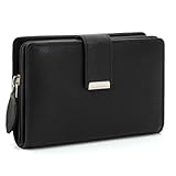 ekavale Damen Geldbörse aus weichem Leder mit RFID-Schutz - Damen-Portemonnaie...