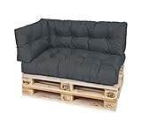 TexDeko® Garden Palettenkissen 120x80x18cm wasserabweisend UV - beständig In-...