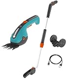 Gardena Set Akku-Grasschere ClassicCut Li: Rasenkantenschere mit 8 cm...