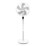 TROTEC Standventilator TVE 26 S – 30 Watt, oszillierend 85°, 5 Betriebsmodi,...