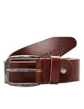 JACK & JONES Herren Jjipaul Jjleather Belt Noos G rtel, Braun (Black Coffee...