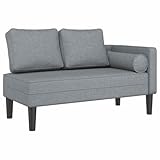 vidaXL Chaiselongue, Indoor Lounge Sofa mit Kissen, Gepolsterte Recamiere für...