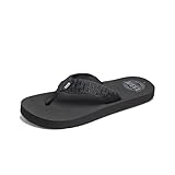 Reef SMOOTHY Herren Zehentrenner, Schwarz (BLACK / BLA), 43 EU