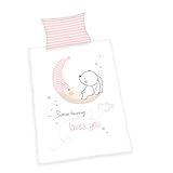 Herding Kleinkinder-Bettwäsche-Set, Little Bunny Wendemotiv, Bettbezug...