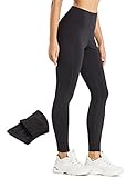 Comallan Damen Winter Thermo Leggings，Wasserdicht Lauf Yoga Fitness Training...