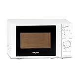Exquisit Mikrowelle 20L, 700 Watt, Einfache Bedienung, 25,5cm Drehteller, 5...