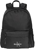 CALVIN KLEIN Herren Bold Round Backpack LV04D3114G Rucksack, Schwarz (Schwarz),...