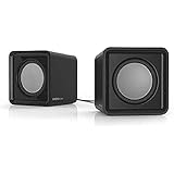 Speedlink TWOXO Stereo PC Speaker - aktive PC Lautsprecher mit 3,5mm...