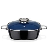 GSW Viereckbräter Ceramica – hochwertiger Bräter mit Deckel, ideal zum...