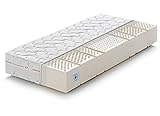 Marcapiuma - Einzelmatratze Sevenlife 20 Latexmatratze 90x200 cm Höhe 20 cm H2...