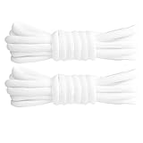GOODSALEOK 2 Paar Packung ovale Sneaker-Schnürsenkel Laufschuhe...