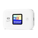 JICICUXI Mobiler WLAN Router,4G Tragbarer WiFi Mobiler Hotspotunterstützt SIM...