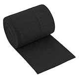 BENECREAT 5 Meter 100mm Breit schwarz flach Gummiband schwere Stretch Gummiband...