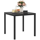 Outsunny Gartentisch 73x73 cm Wetterfest Aluminium Outdoor Esstisch mit...
