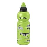 Fizzii Kinder- und Freizeittrinkflasche 600 ml (auslaufsicher bei Kohlensäure,...