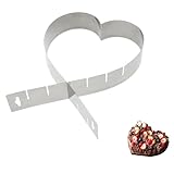 Westmark Herzbackform, Variabel verstellbar, Ohne Boden, Rostfreier Edelstahl,...