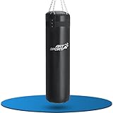 ArtSport Boxsack Set 30 kg gefüllt, Box Set mit 4-Punkt-Stahlkette & Drehwirbel...