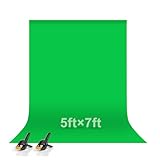 EMART 1,5x2m Greenscreen Grüner Hintergrund Polyester Grüne Chromakey Green...