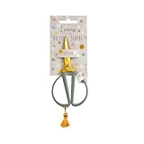 Loveria Bastelschere Salbei Gold | Rostfrei, für Papier, Stoff & Garn | 14,5cm...