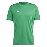 adidas Men's TABELA 23 JSY T-Shirt, Team Green/White, L