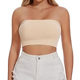 Joyshaper Damen Nahtlos Bandeau BH Trägerloser ohne Bügel Bra Tube Top Push Up...