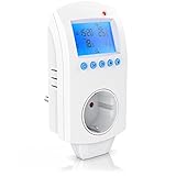 CSL - WLAN Thermostat Steckdose Digital mit Timer - WiFi Steckdosenthermostat...