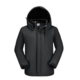 OutPro Herren Skijacke Vielseitige Winterjacke Warme Fleecejacke - Wasserdicht,...