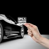 Set mit 4 Aufklebern zur Diebstahlsicherung, transparent, innen Glas, Schutz...