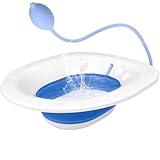 DEANIC Sitzbad für Toilette Faltbares Sitzbadewanne für Hämorrhoiden,...