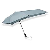 Senz ° Mini Automatik Faltbarer Sturmschirm Winterhimmel Blau
